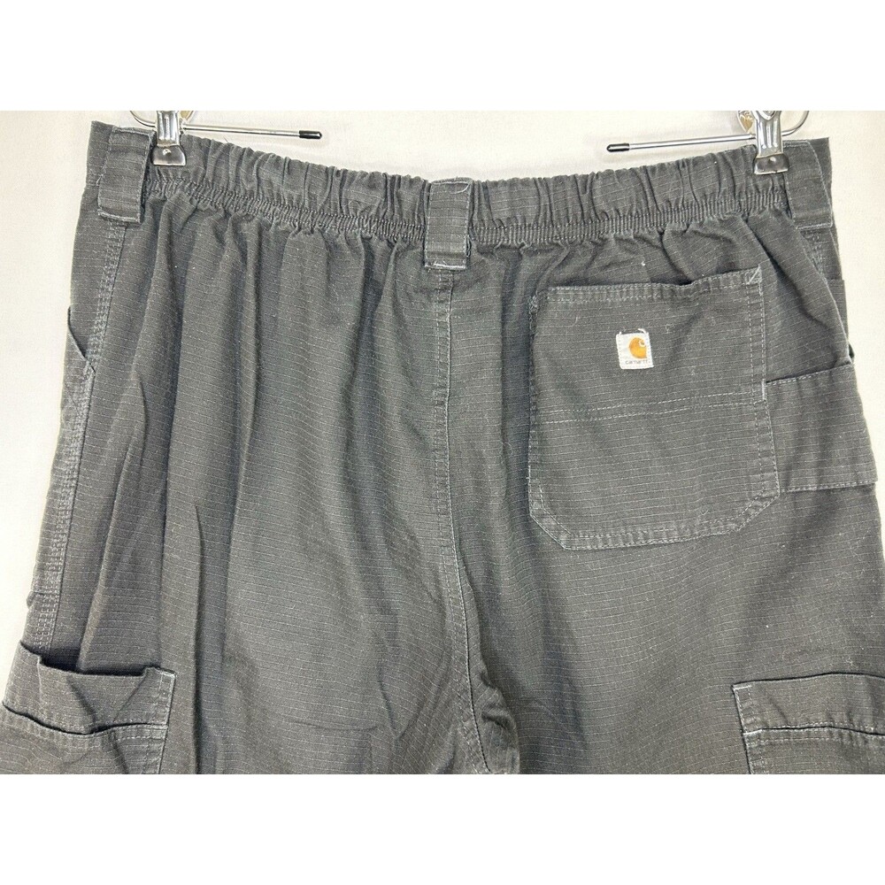 Carhartt Men's Ripstop Multi-Cargo Scrub Pants Black Size Large C54108 - Picture 4 of 8